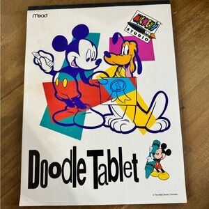 Disney Mickey Studio Doodle Tablet RARE